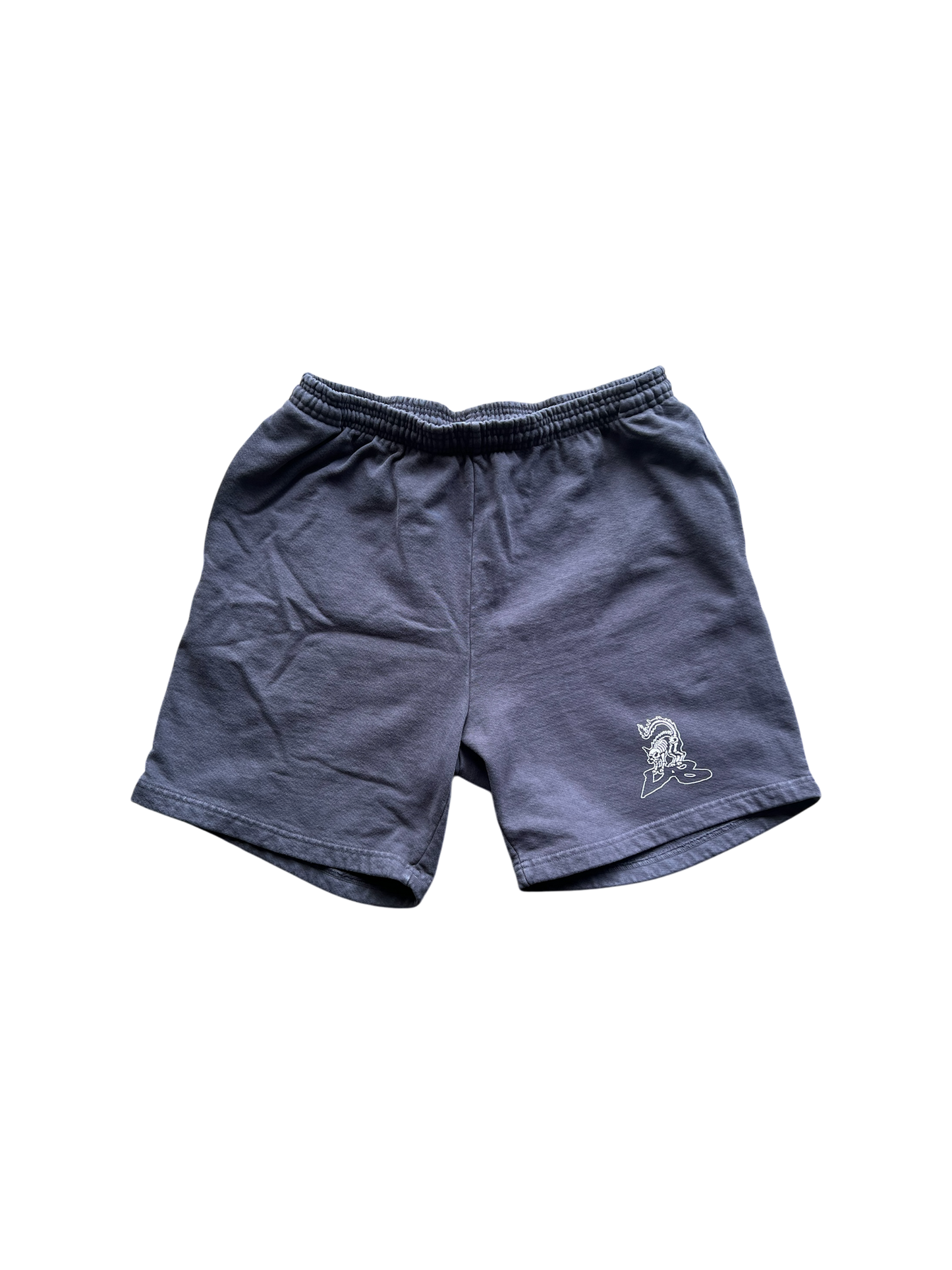 Hell Cat Heavy Fleece Mid Short (Dolphin Blue)